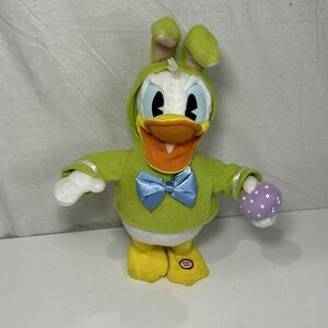Hallmark Donald Duck Don't Pull My Ears Animated Talking Easter Bunny Works